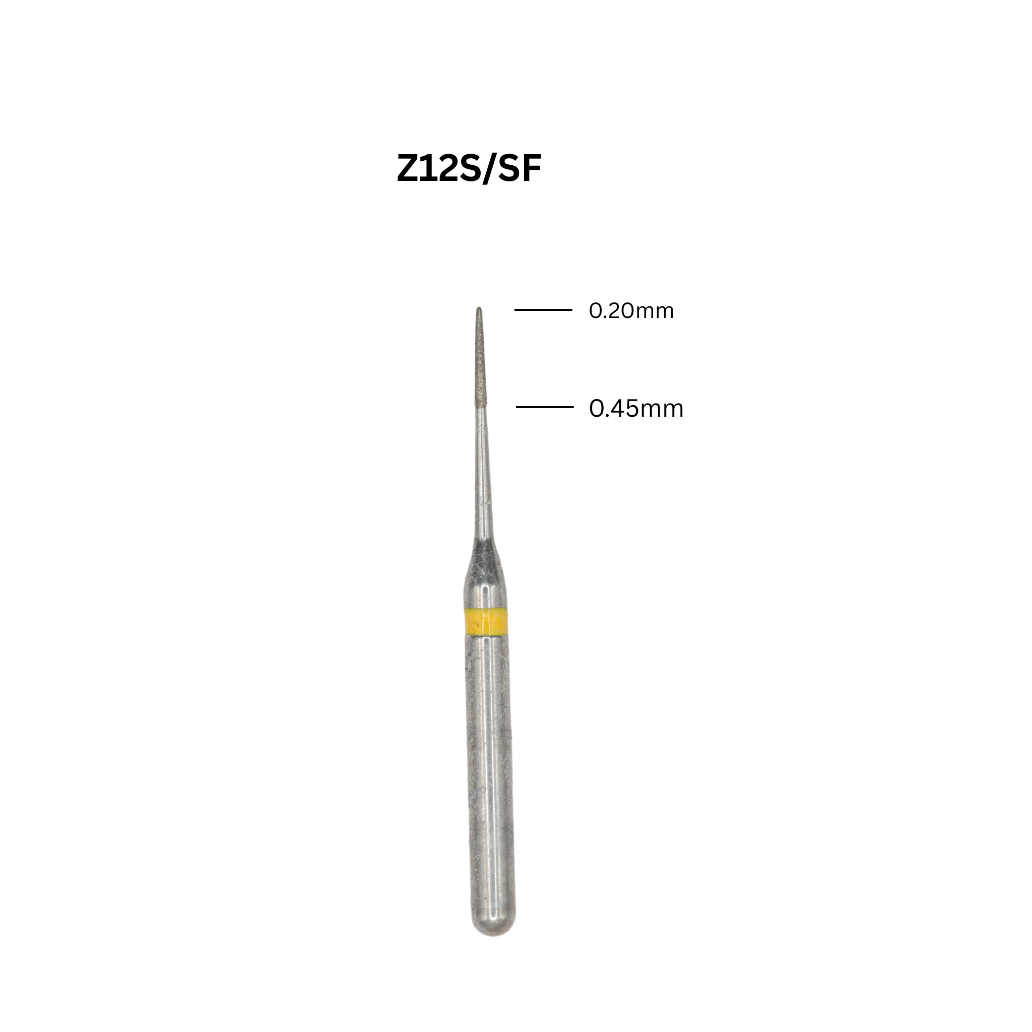 Brocas anteriores de diamante IPR 0,4 mm - 2/pacote - J316PF