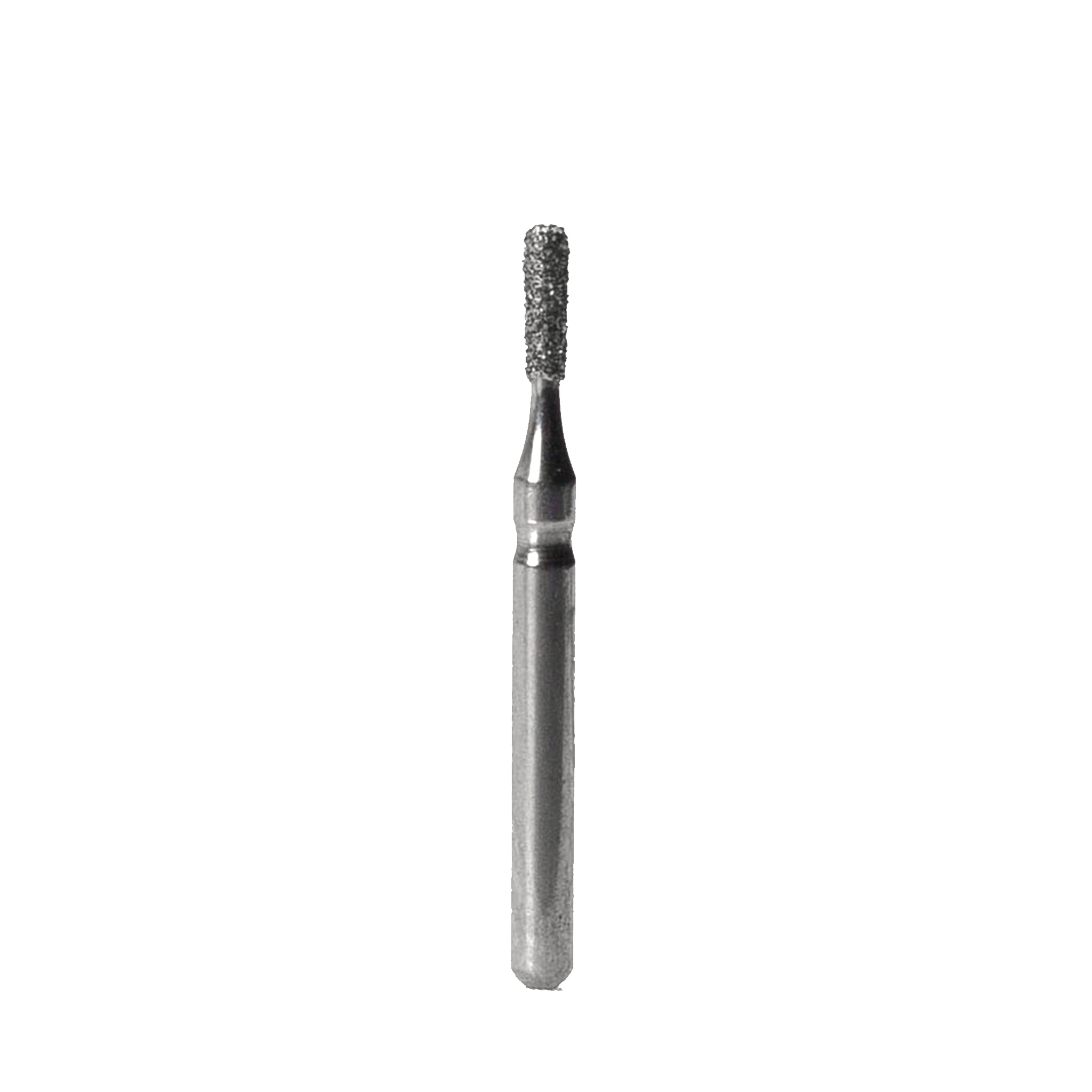 Pear-shaped diamond-coated cavity prep bur with medium grit for restorative and cavity preparation procedures, product code 830L 012, pack of 6.