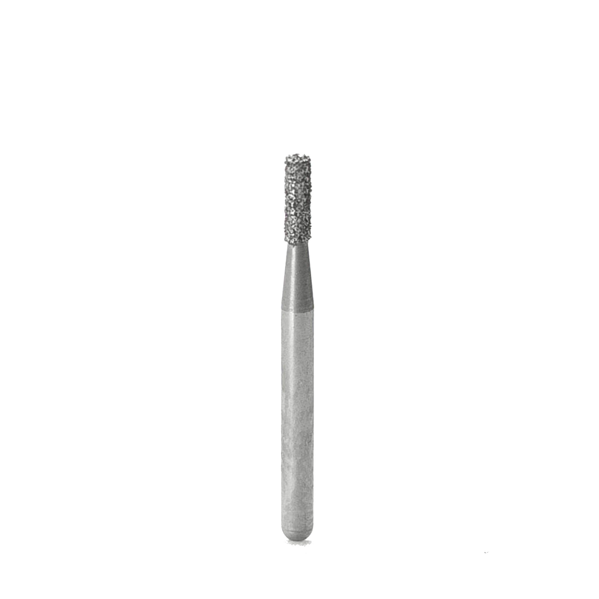 Flat-end cylinder diamond-coated cavity prep bur with medium grit, designed for cavity preparation and restorative procedures, product code 835 012, pack of 6.