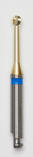 BLUE CUT Carbide round burs with zircon nitrite wear protection layer 018
