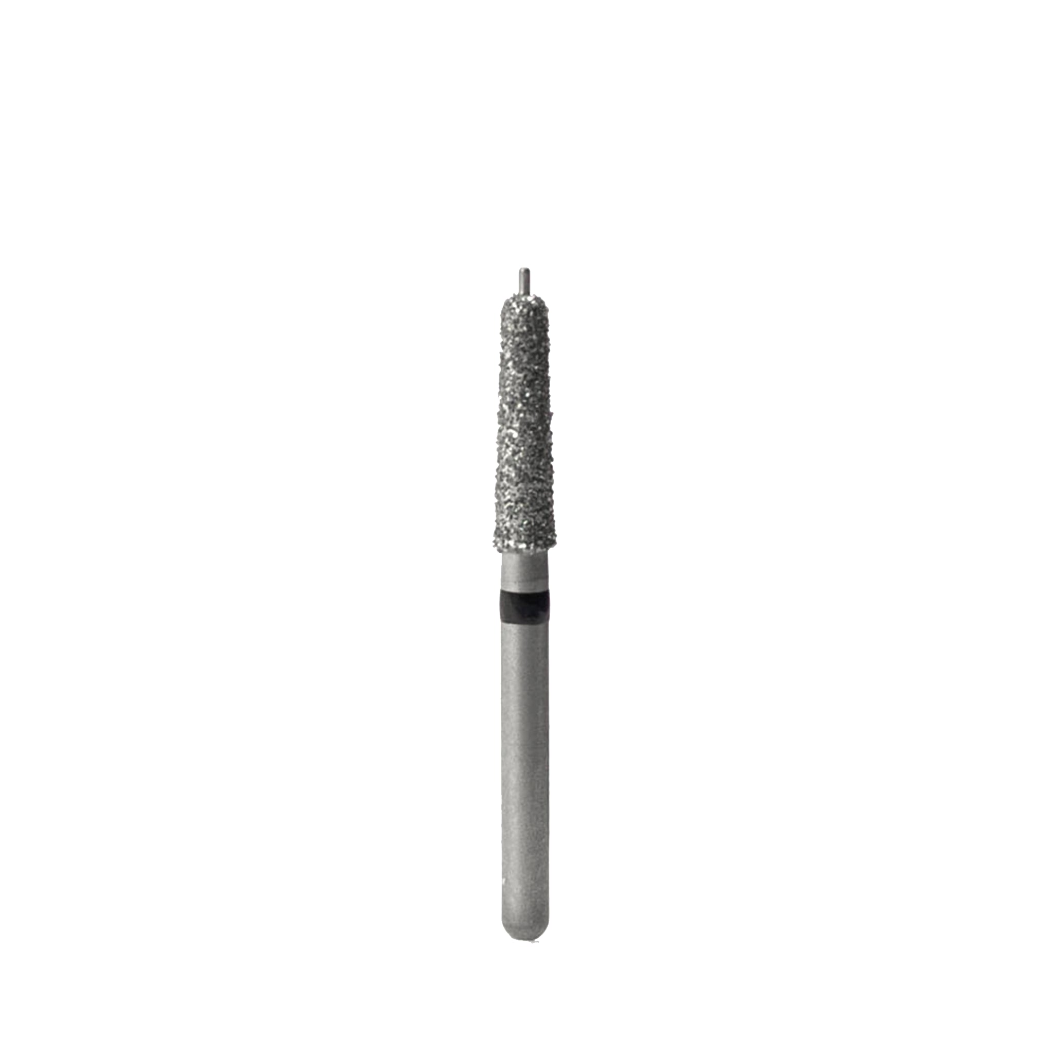 A specialized dental bur featuring a tapered design with a guide pin at the tip, ensuring accurate depth control during crown preparations.