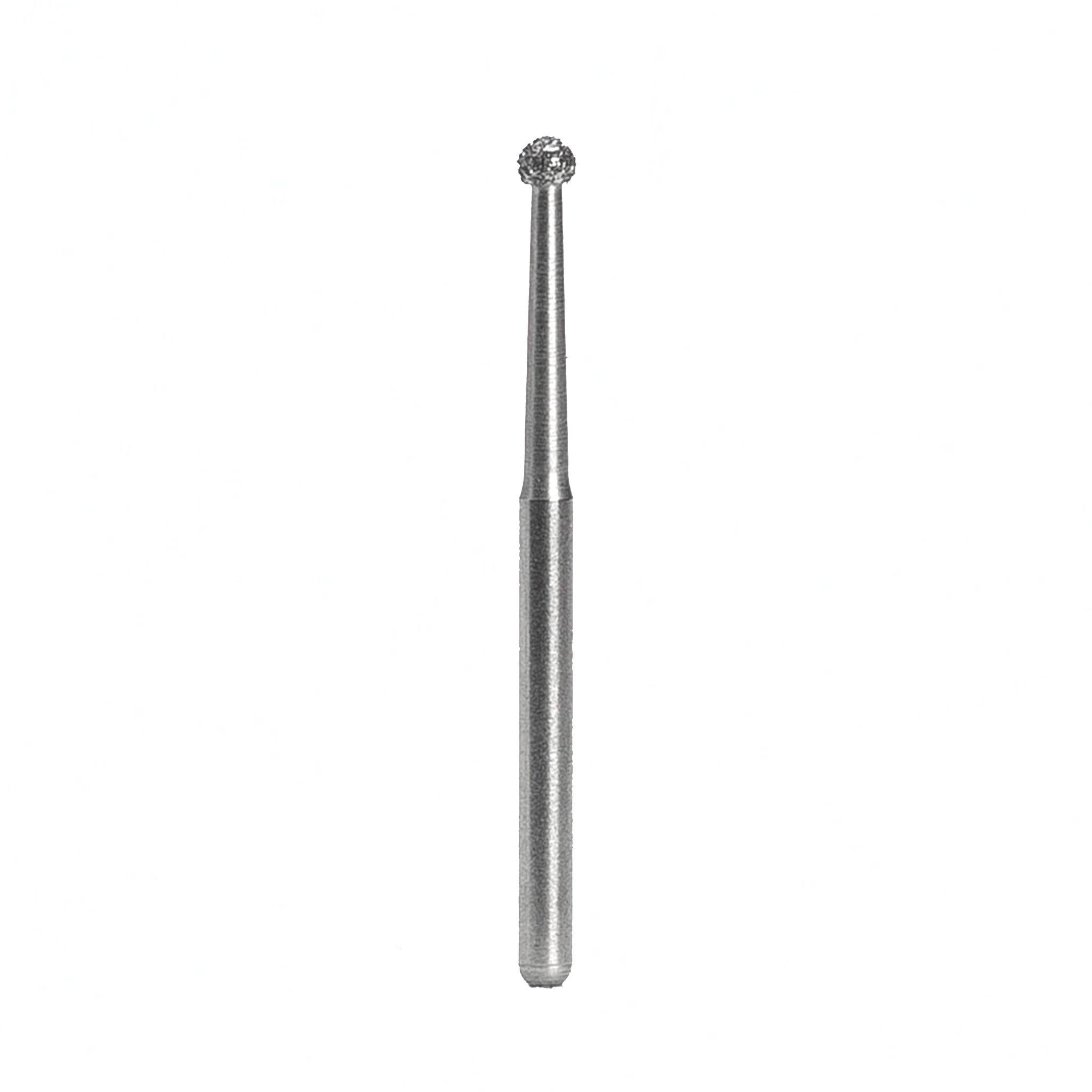 Endodontic bur for access to the pulp chamber with diamond FG. Features a diamond round tip and a long neck design for enhanced reach and precision. Ideal for efficient and accurate pulp chamber access.