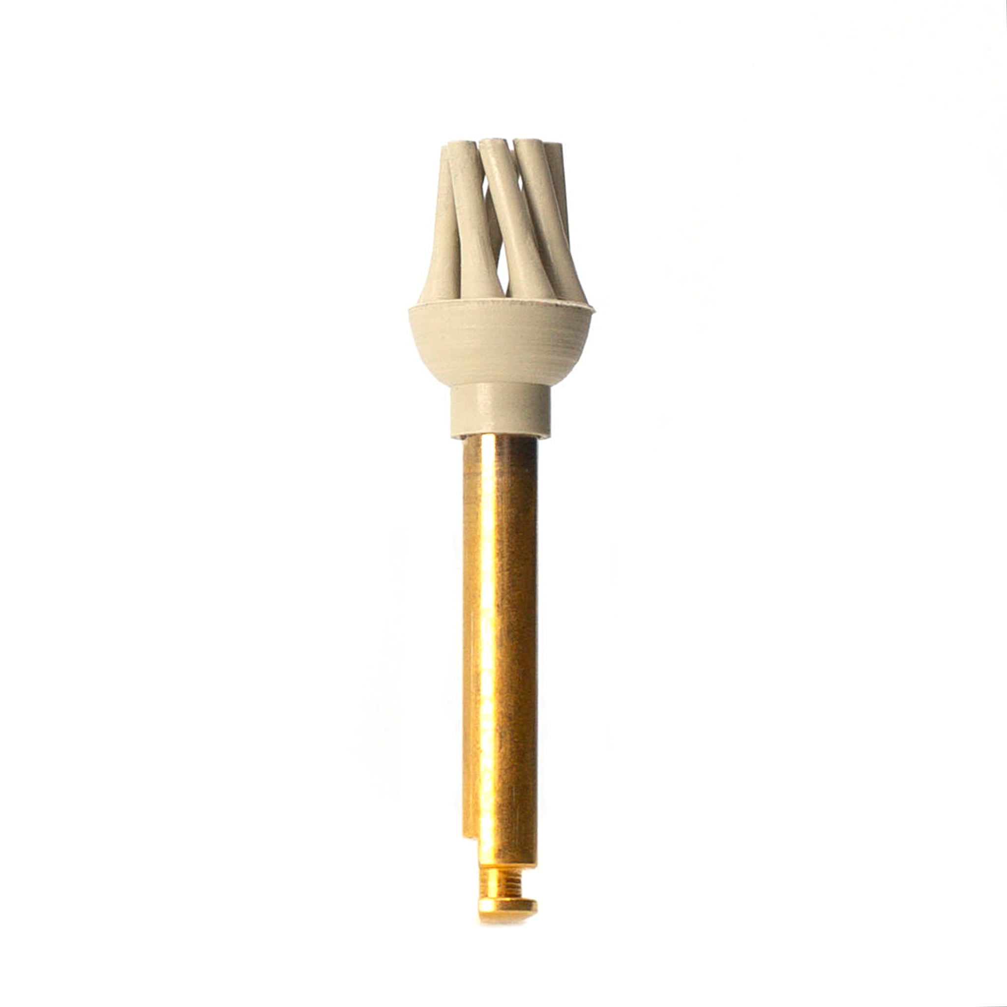 EVE DIACOMP® PLUS RA - DCP-OFf polisher for fine polishing, designed for occlusal fissures and grooves. Features a light pink finish and a gold rotary shank