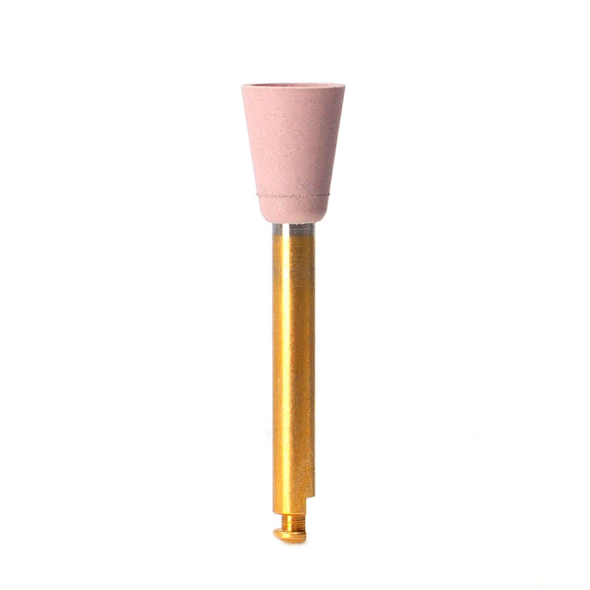 EVE DIACOMP® PLUS RA - DCP3m medium-grit polisher for contouring small and intricate areas. Gray color with a gold rotary shank.