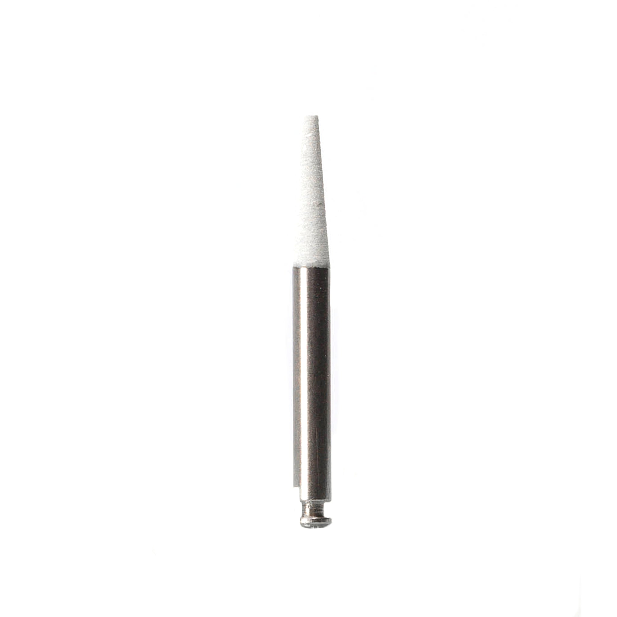 EVE BRACKET PLUS - PROPHYCLEAN® PC-100 polisher, designed for removing hard bracket remnants, featuring a white pointed design and silver rotary shank.