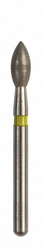 4368-021 Very Fine - Bud Pointed - Composite Finishing Bur - Diamond Coated (Pack of 6)