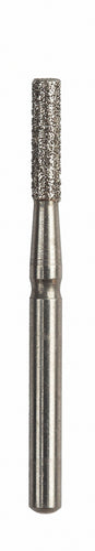836014 Medium - Flat End Cylinder - Cavity Prep Bur - Diamond Coated (Pack of 6)
