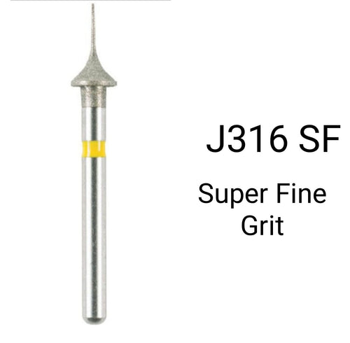 IPR Diamond Anterior Burs  0.3mm -2/pack -J316SF