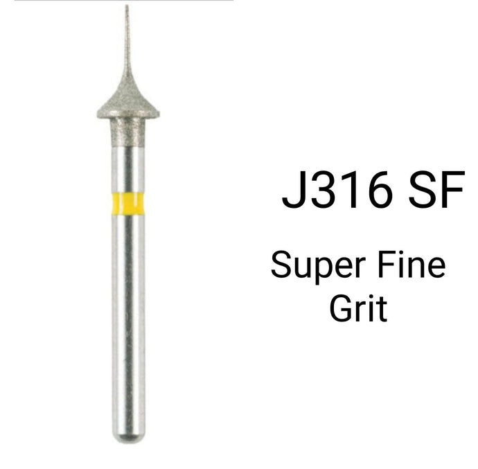 IPR Diamond Anterior Burs  0.3mm -2/pack -J316SF