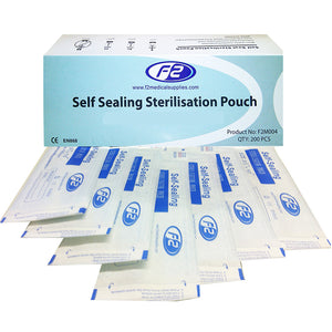 Sterilisation Pouches Size 70mm X 260mm 200 Pcs Per Box